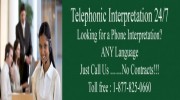 Telephonic Interpretation.